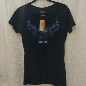 Harley Davidson Bald Eagle Shirt M